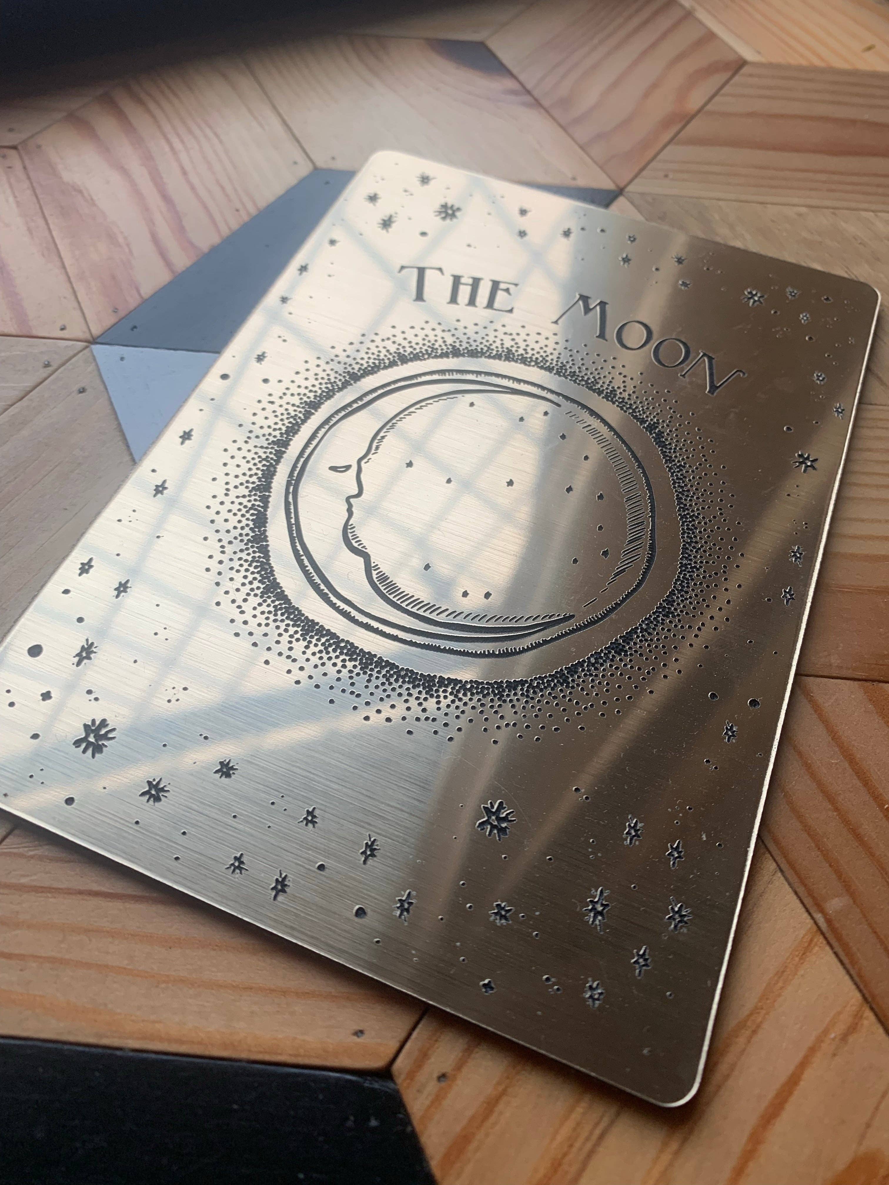 ‘The Moon’ Decorative Tarot Card