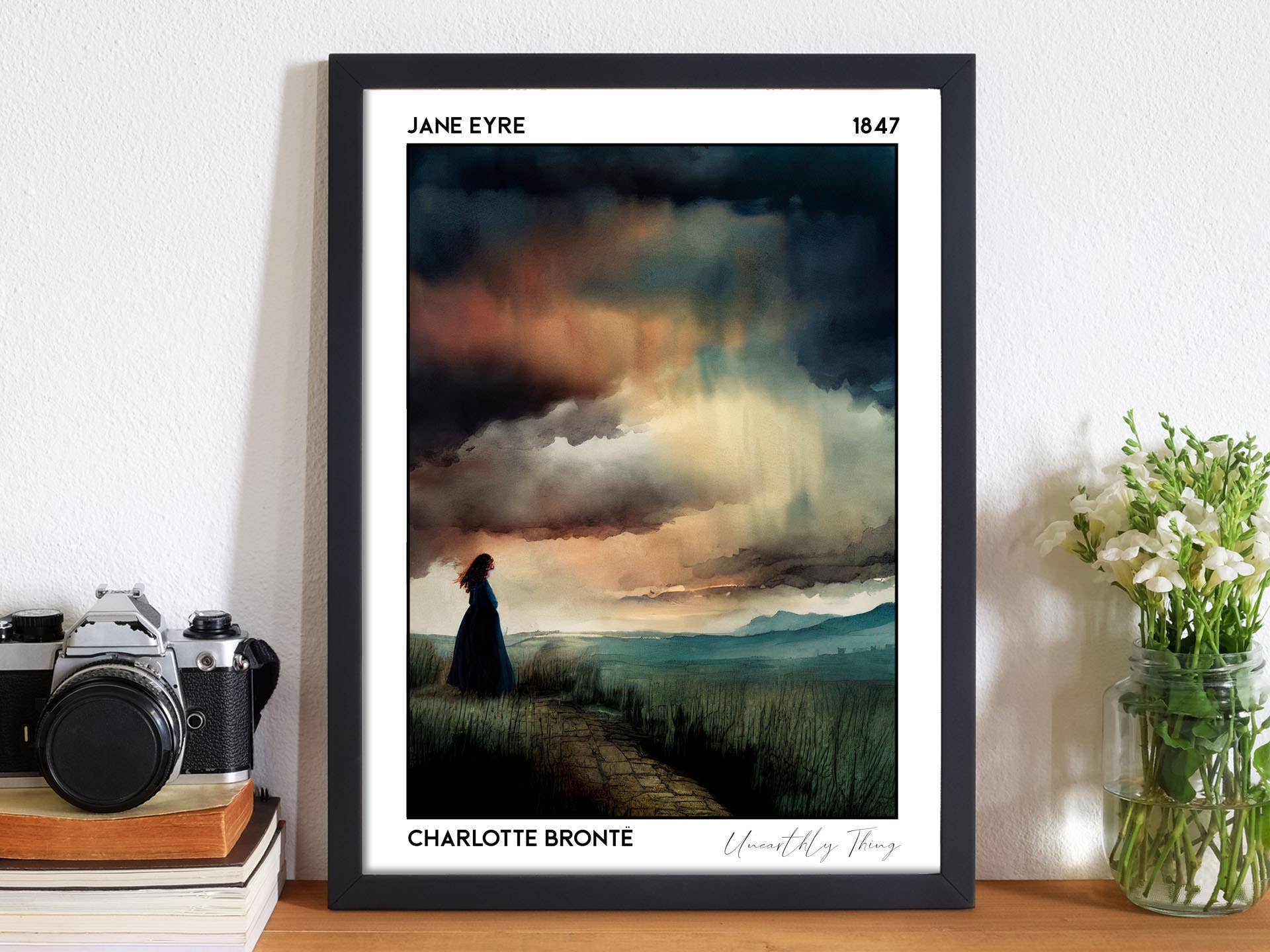 Jane Eyre, Charlotte Brontë, Book Poster