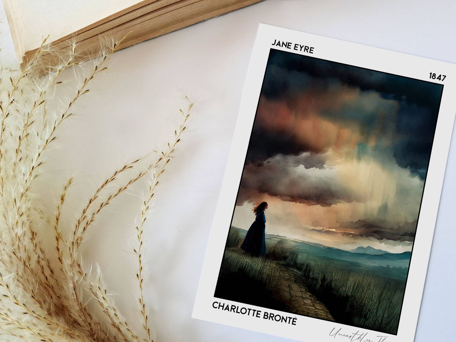Jane Eyre, Charlotte Brontë, Book Poster