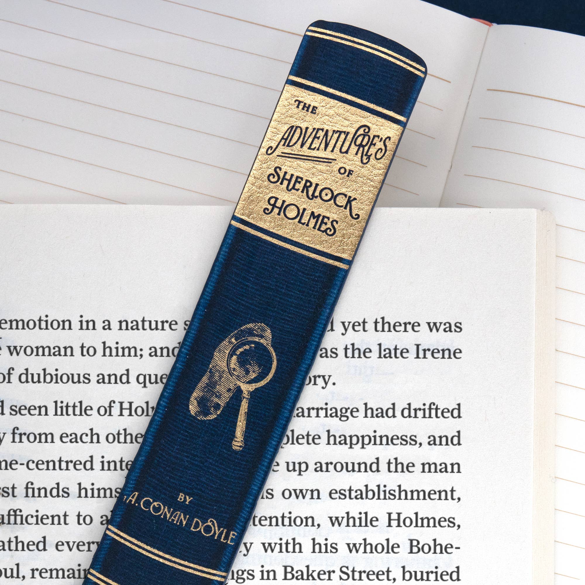 Sherlock Holmes PU Bookmark