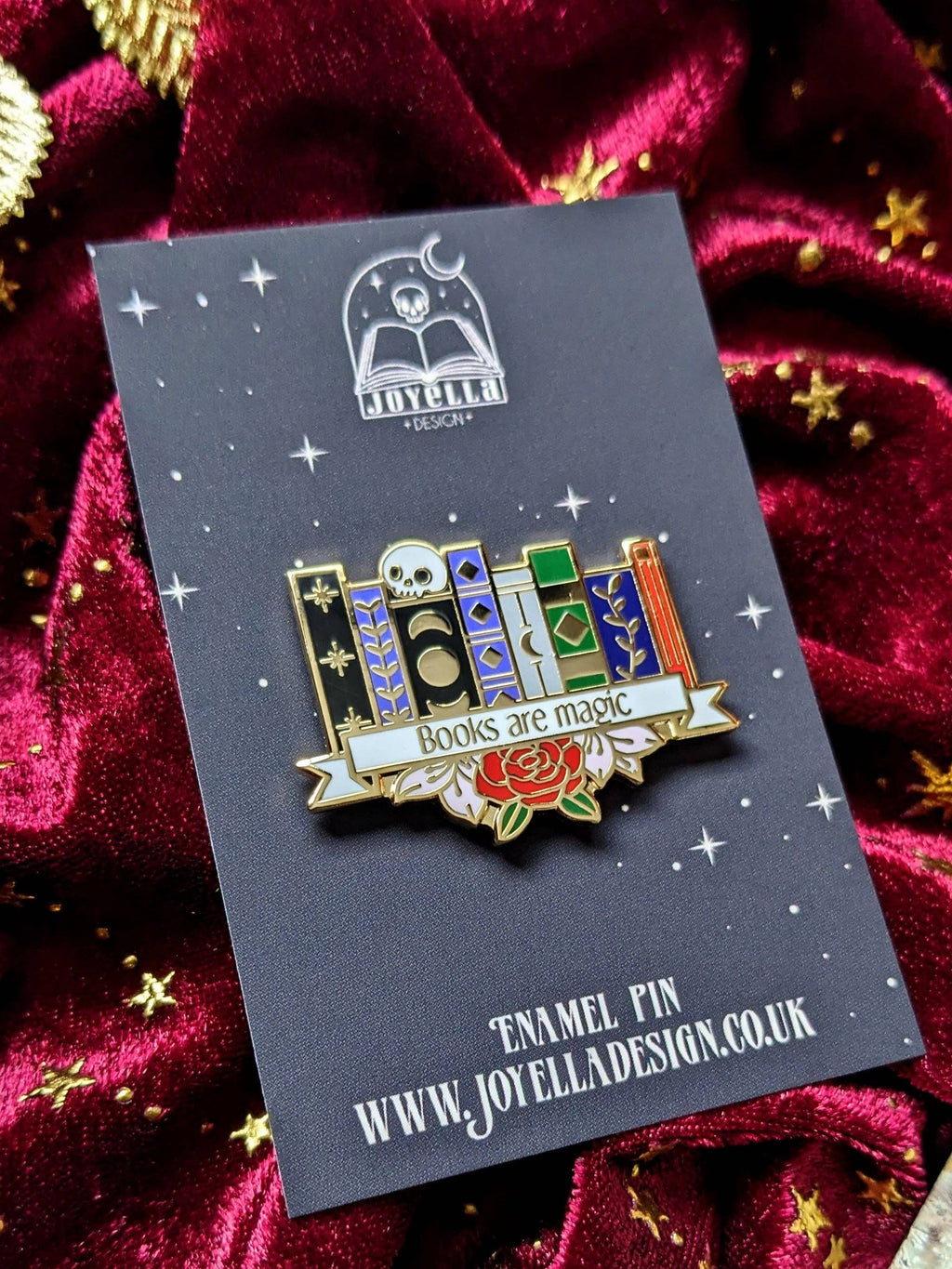 Books are Magic hard Enamel pin