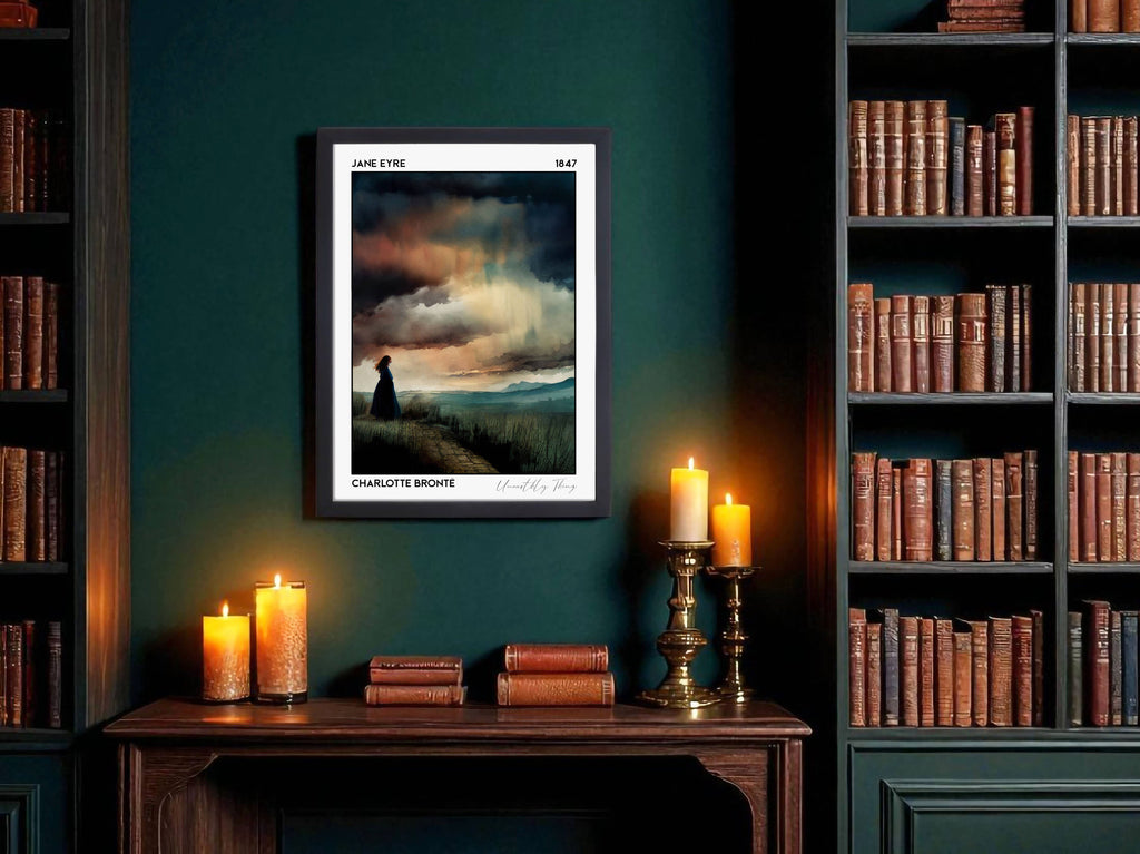 Jane Eyre, Charlotte Brontë, Book Poster