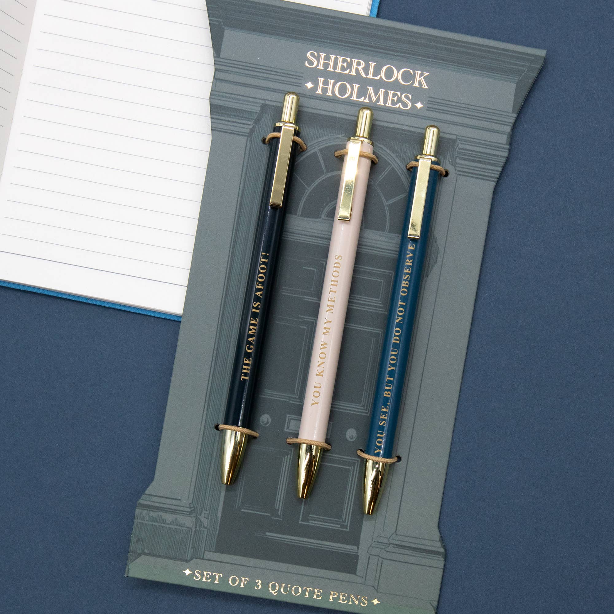 Sherlock Holmes Set of 3 Pens