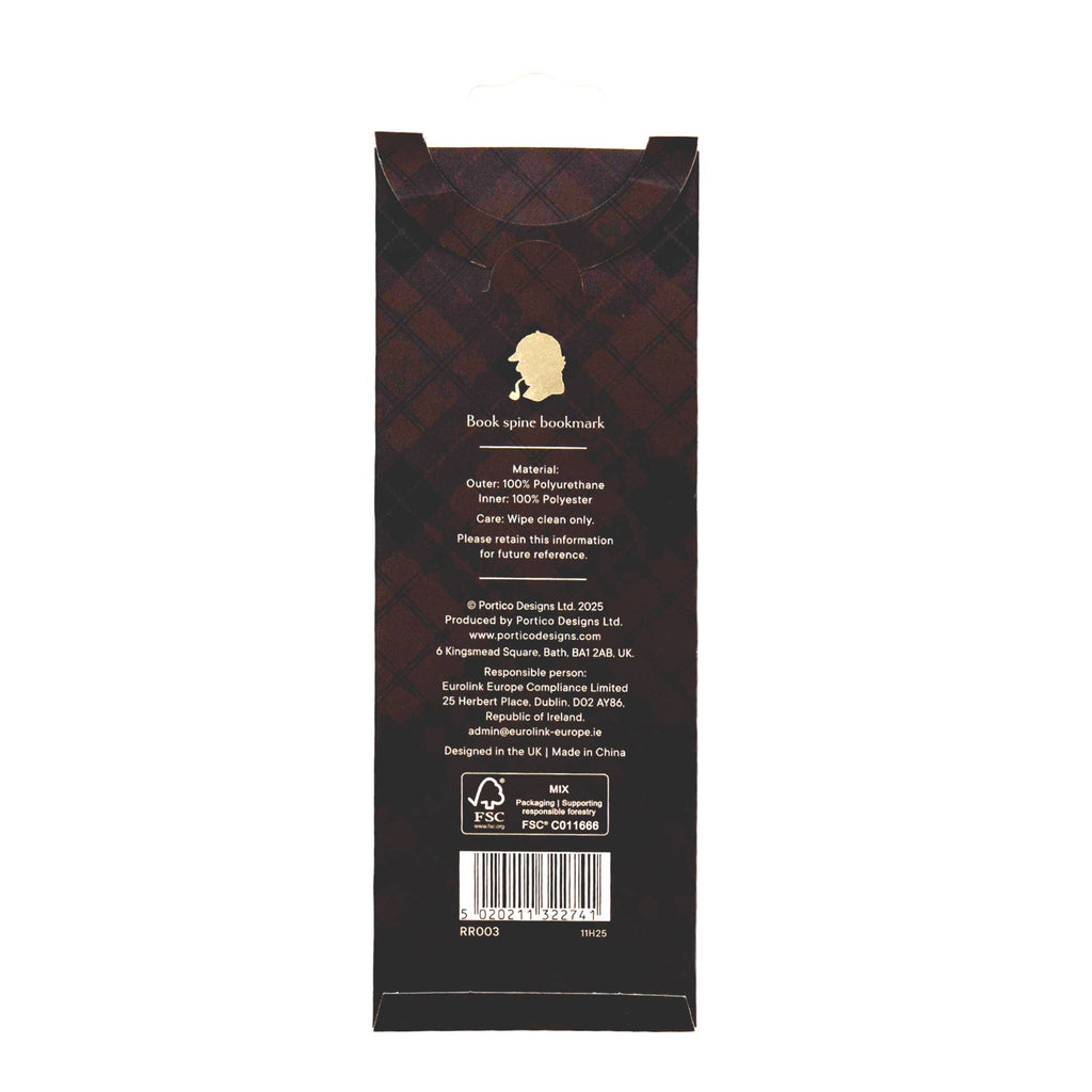 Sherlock Holmes PU Bookmark