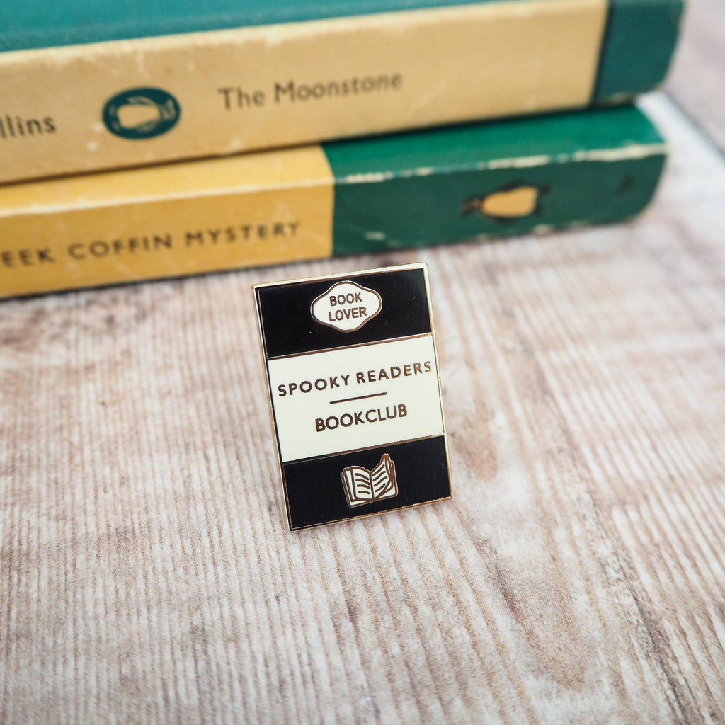 'Spooky Readers Bookclub' Book Lover Enamel Pin Badge